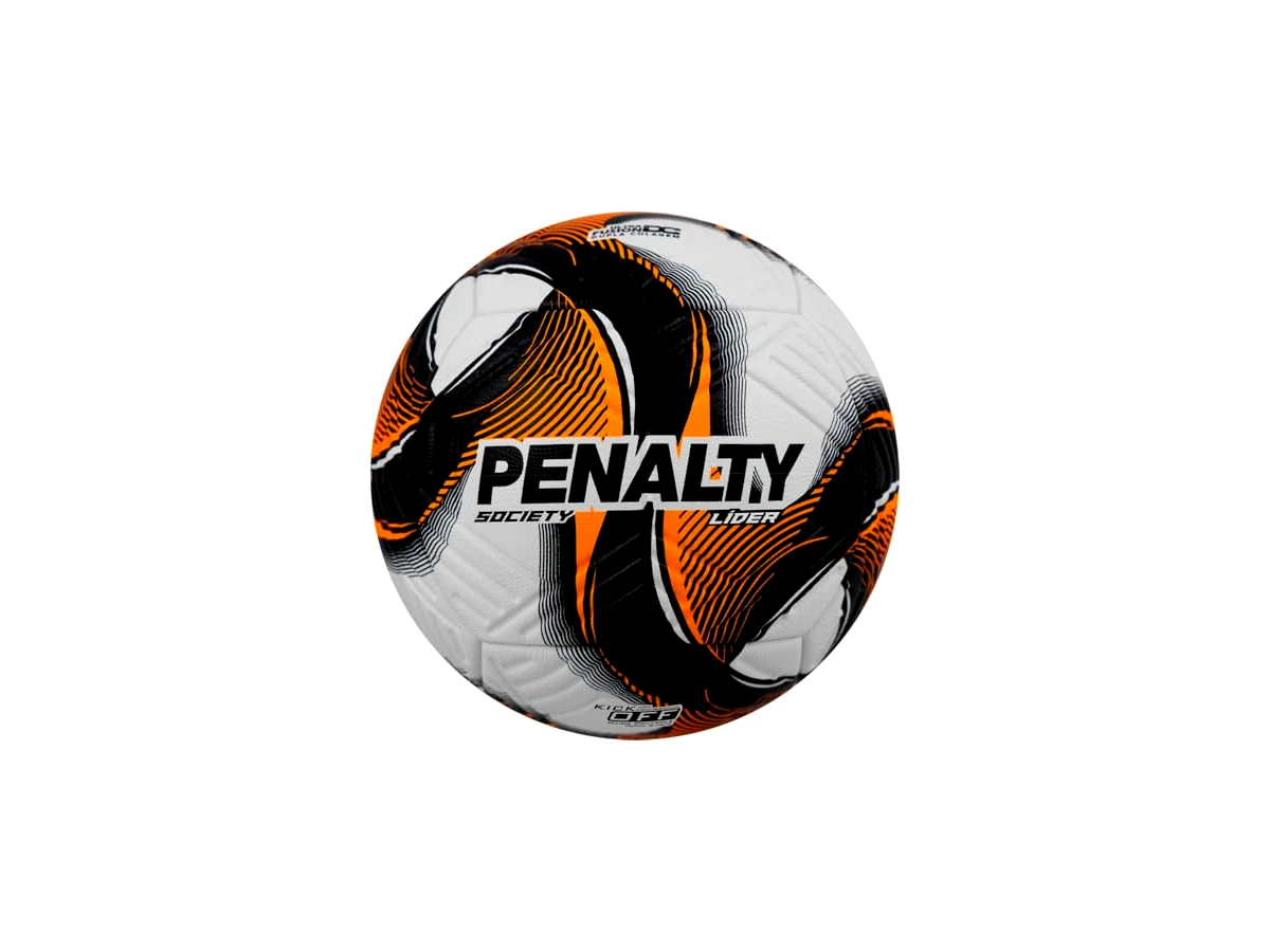 Penalty Líder XXV Society — 5214091710-U, tamanho 5, branca/laranja/preta