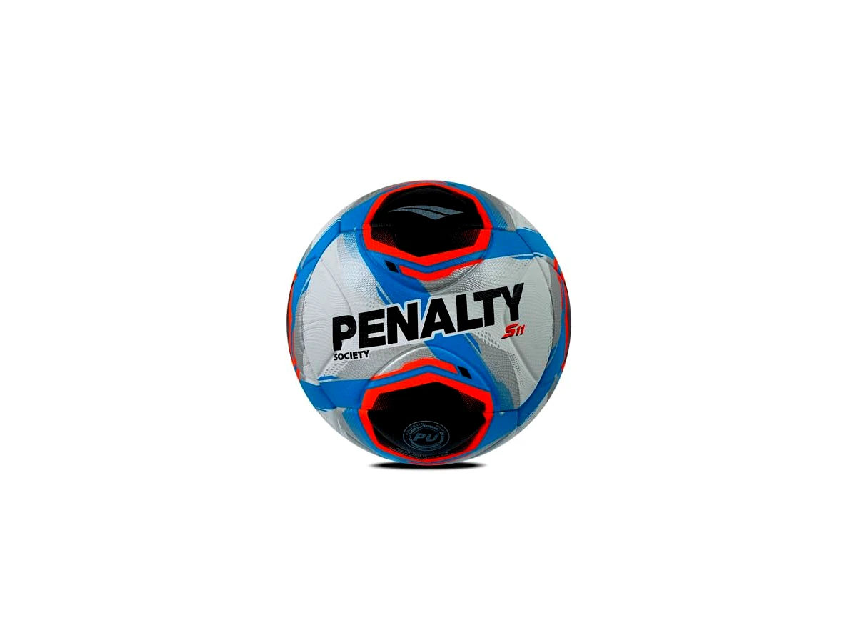 Penalty S11 R2 XXV Society — tamanho 5, branca/preta/azul