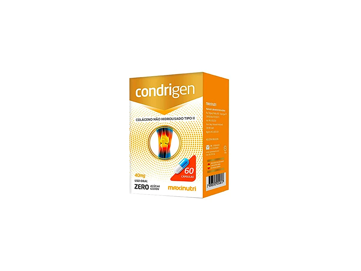 Condrigen (Colágeno Tipo II) 60 Cáps., Maxinutri