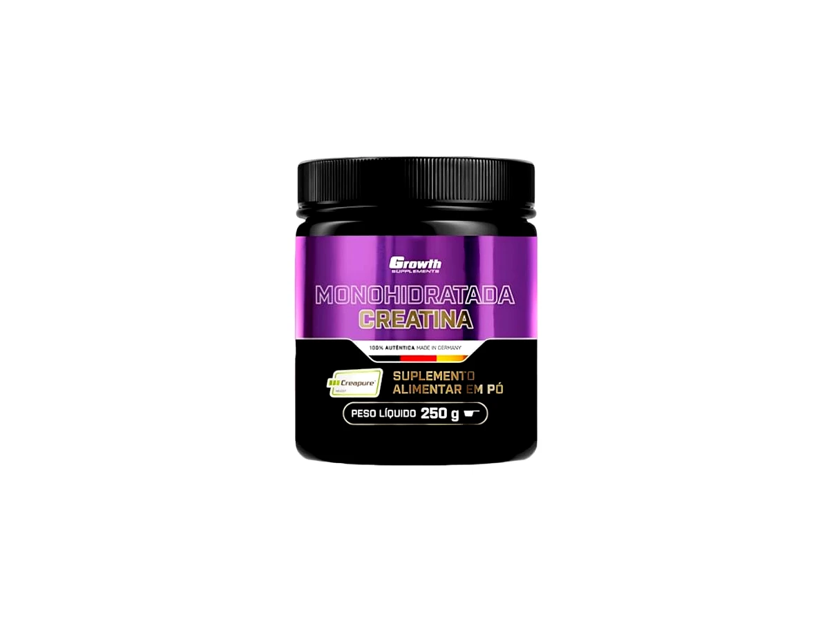 Creatina Monohidratada Creapure Growth Supplements Pote 250g