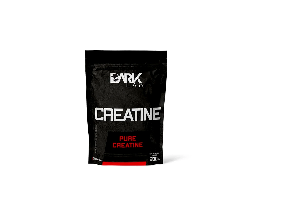 Dark Lab Creatina Monohidratada 100% Pure, sem sabor, refil 600 g, modelo ON9219.3