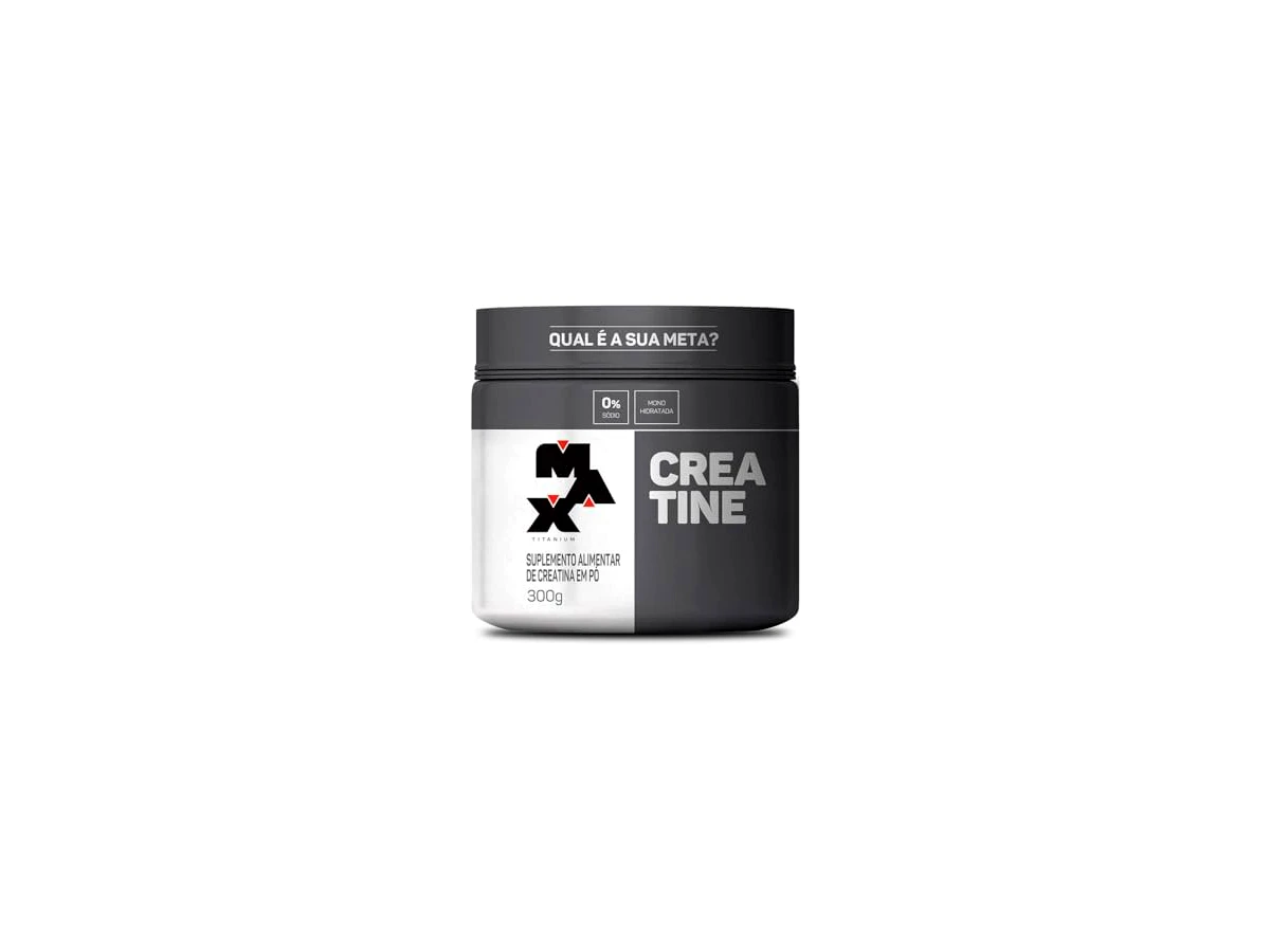 Creatina 100% Pura Max Titanium Pote (300g)