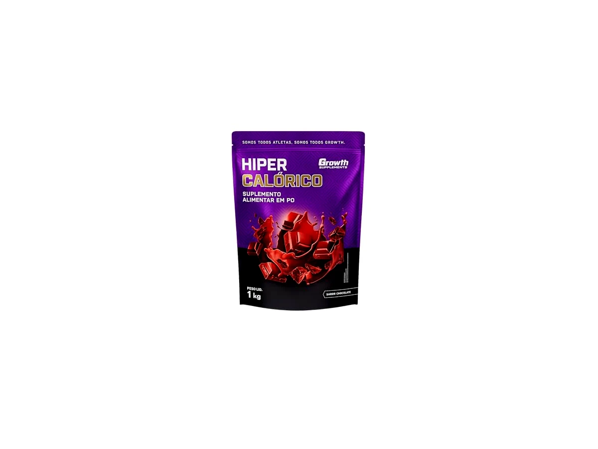 Hipercalórico Pote 1kg Sabor Baunilha - Growth Supplements