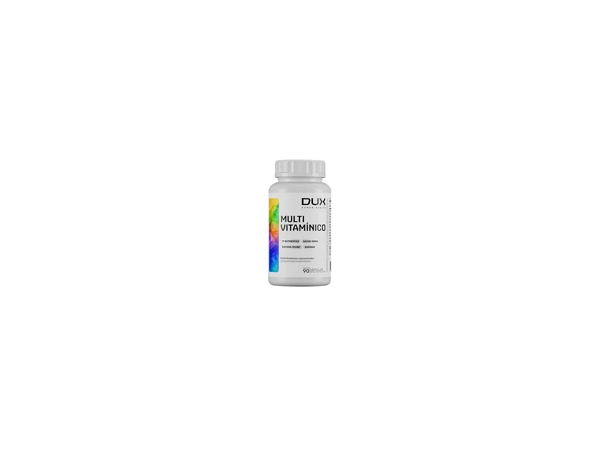 DUX Nutrition Multivitamínico — pote com 90 cápsulas, EAN 7898641070222