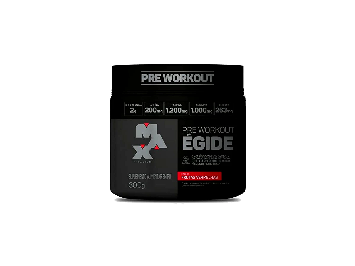 Max Titanium Égide - Sabor Frutas Vermelhas (300g)