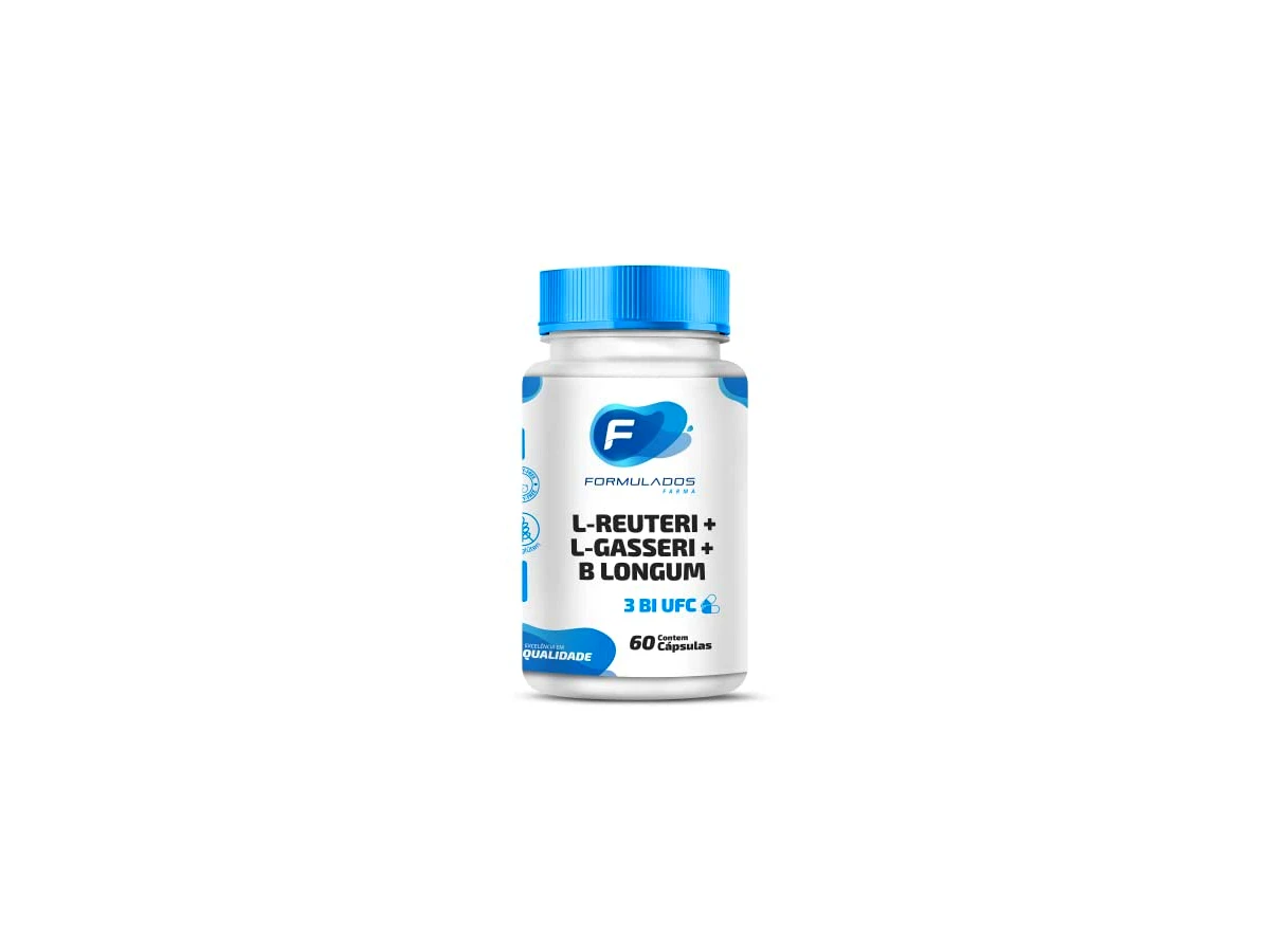 Bio Vitta Lactobacillus Gasseri + Reuteri 3 Bilhões UFC 60 Cápsulas