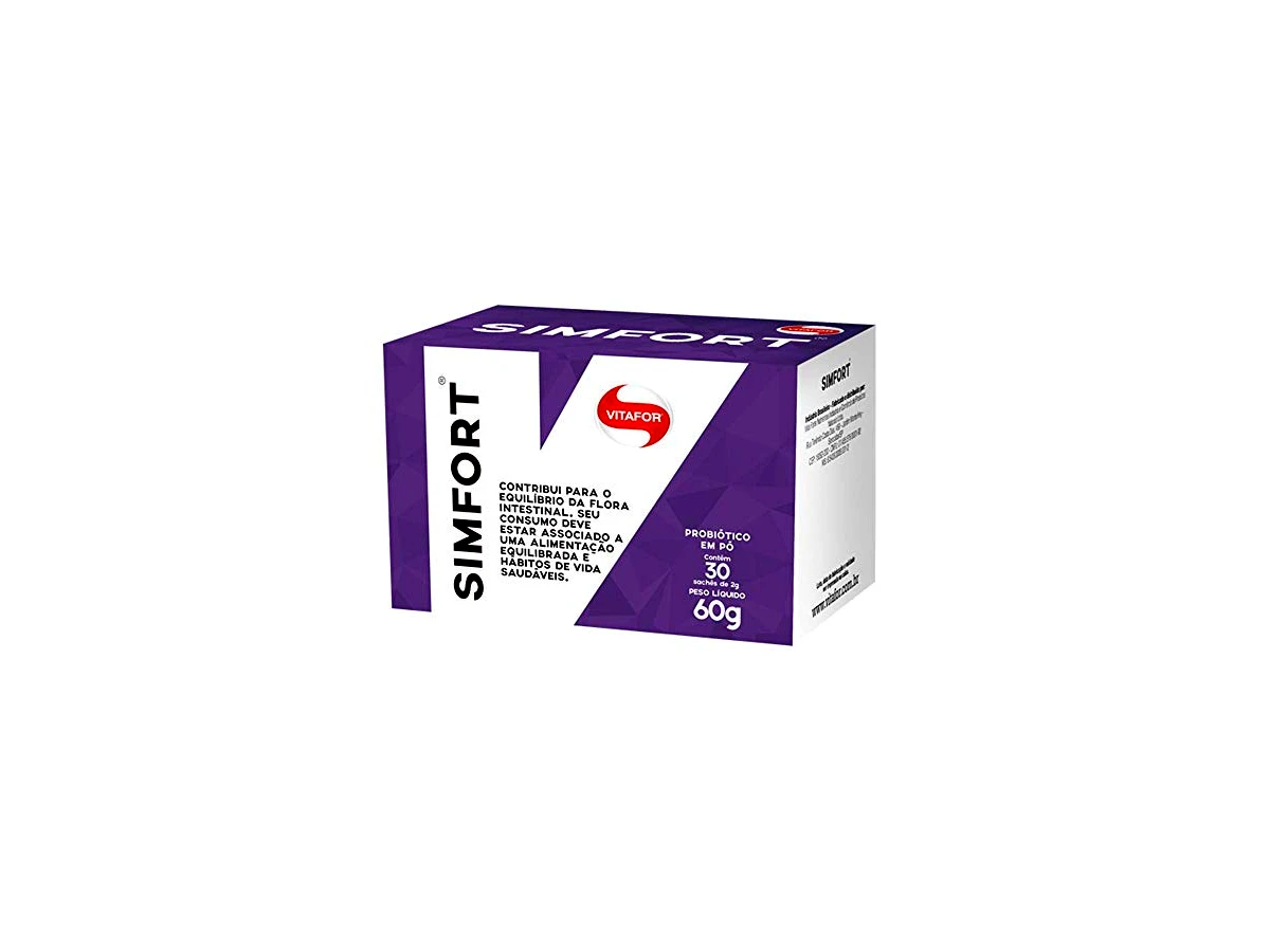Vitafor Simfort, 5 bilhões de UFC, 30 sachês de 2 g, ref. 7898919865079