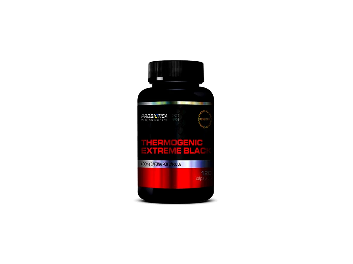 Thermogenic Extreme Black (120 Caps), Probiótica