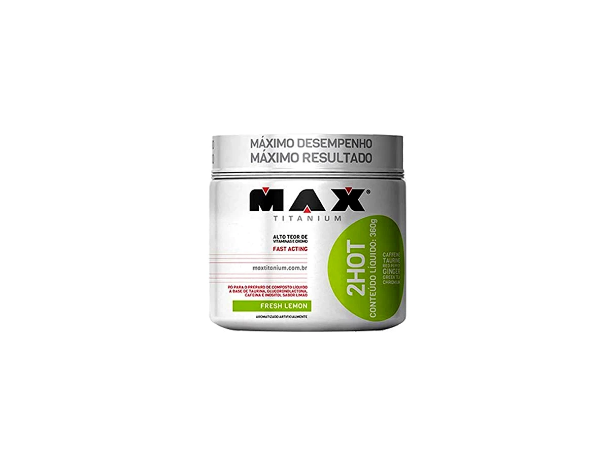 Max Titanium 2Hot Sabor Limão 360g