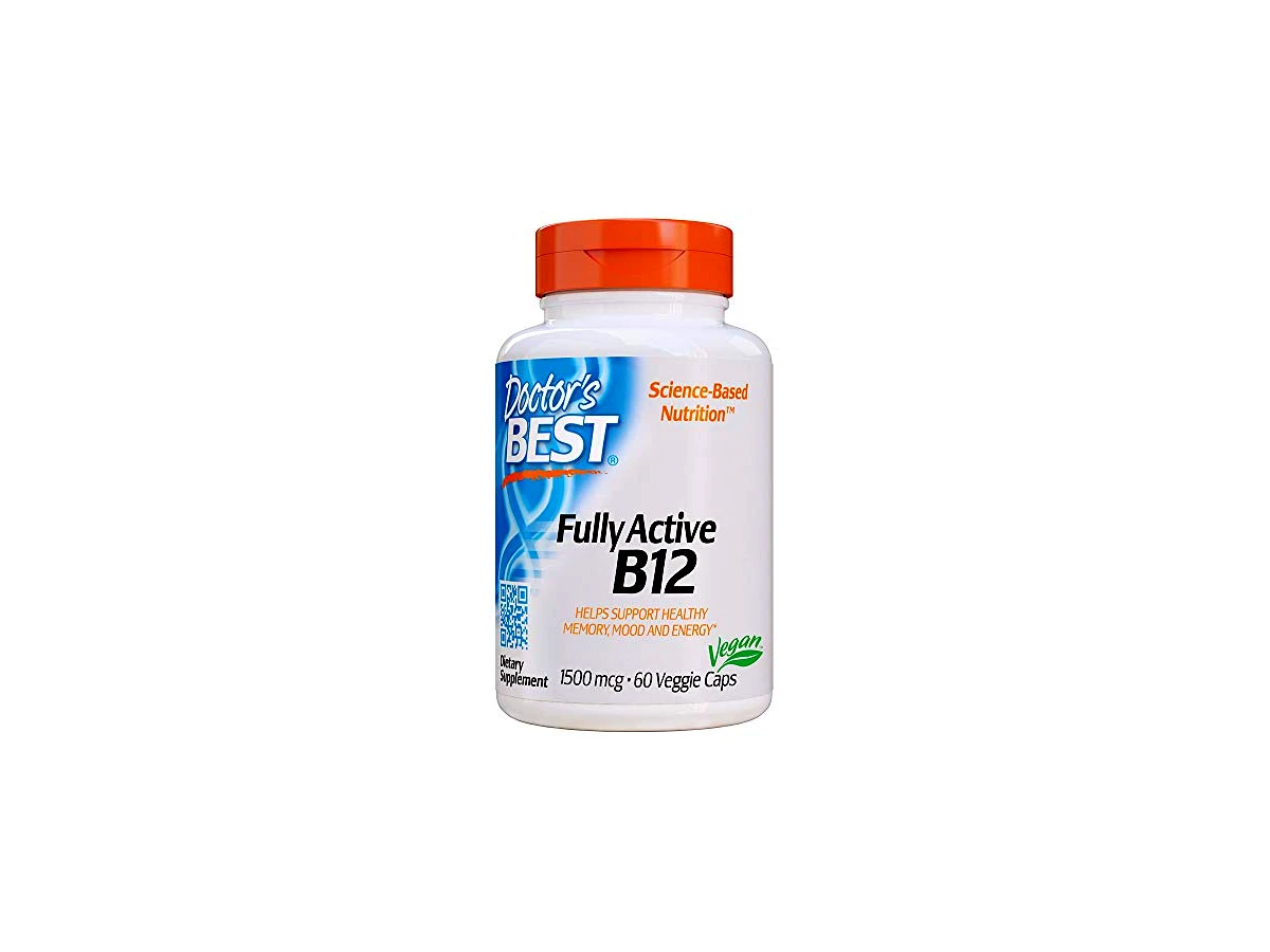 Fully Active B12 (Metilcobalamina) 1500mcg 60 Cápsulas Vegetais - Doctor's Best