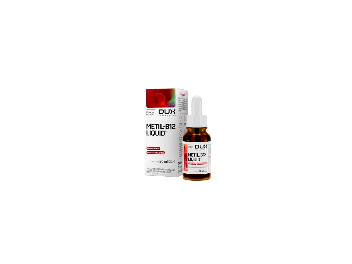 Vitamina B12 Metilcobalamina 9,94mcg 60 Cápsulas Gelatinosas - Dux Nutrition Lab