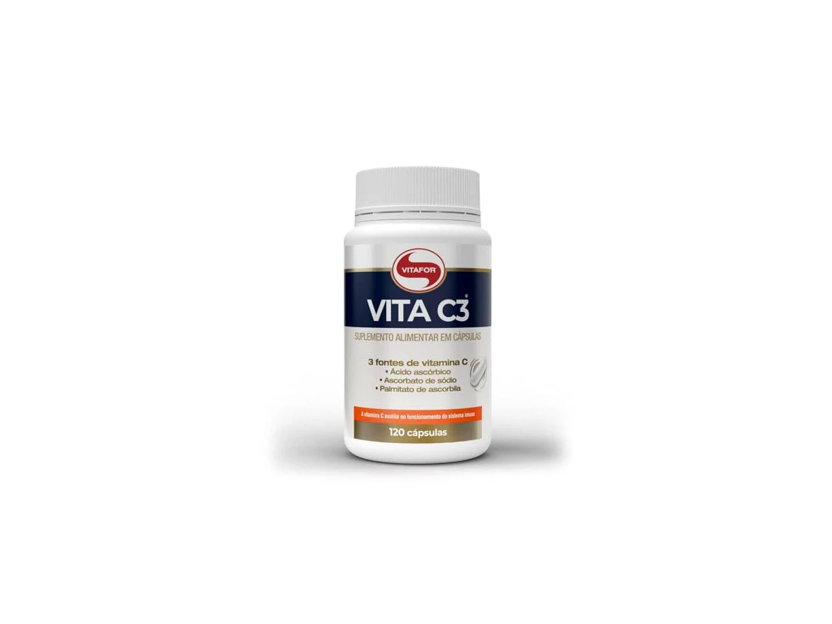 Vitafor VITA C3 120 cápsulas — referência VC120, EAN 7898665431474
