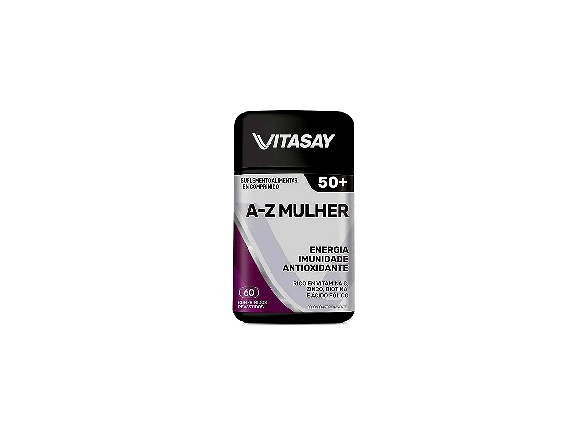 Vitasay 50+ Mulher Vitalidade A a Z - 60 Comprimidos Revestidos