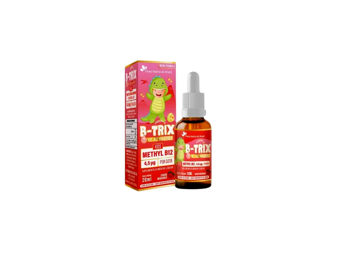 B-TRIX Vitamina B12 Kids em Gotas Flora Nativa do Brasil 30ml