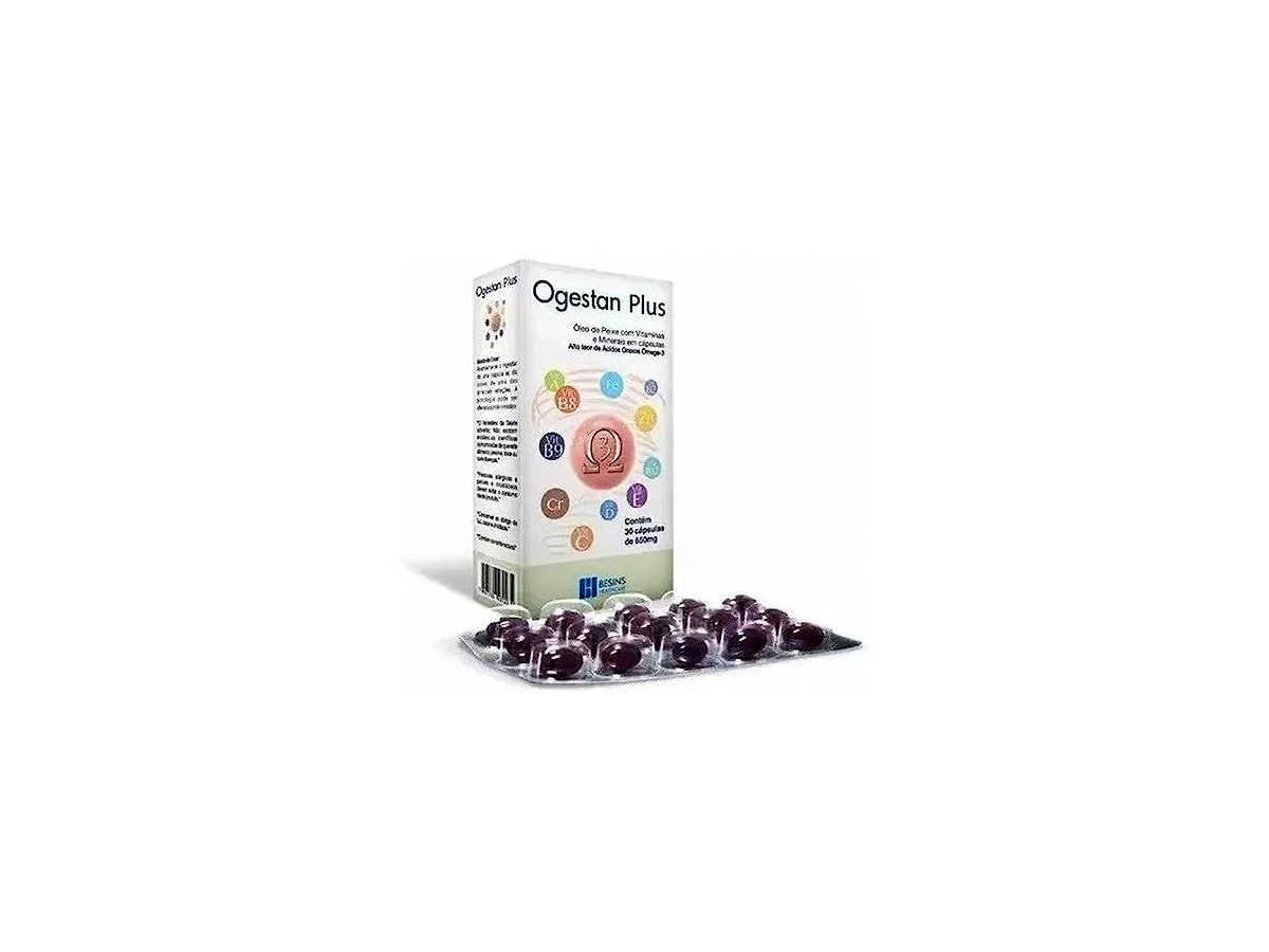 Ogestan Plus Suplemento Vitamínico para Gestantes Besins 30 Cápsulas