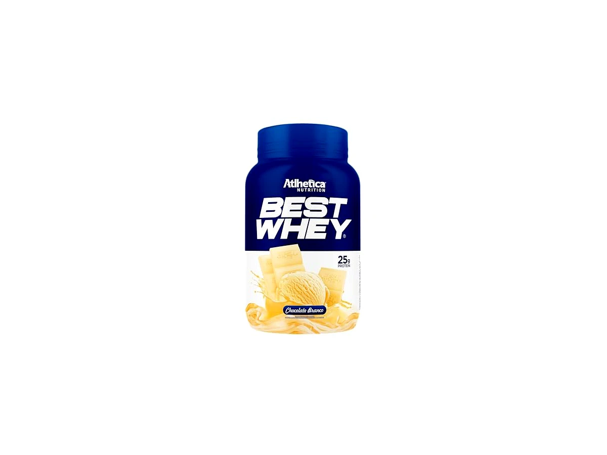 Atlhetica Nutrition Best Whey Protein Chocolate Branco, pote 900 g