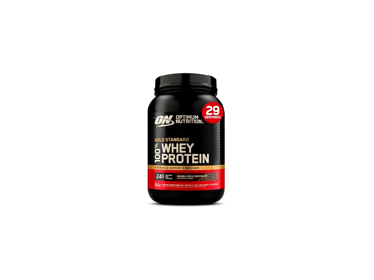 Optimum Nutrition Gold Standard 100% Whey Sabor Double Rich Chocolate - Pote 907g